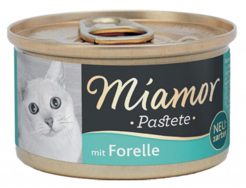 MIAMOR Pastete Trout - mokré krmivo pro kočky - 85g - Fotogalerie 1
