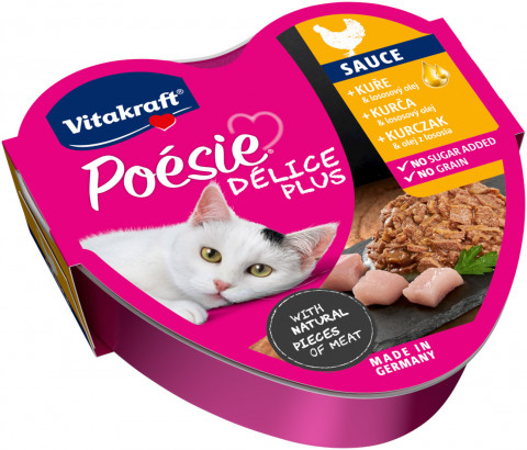 VITAKRAFT POESIE DELICE PLUS Kuře - mokré krmivo pro kočky - 85g - Fotogalerie 1