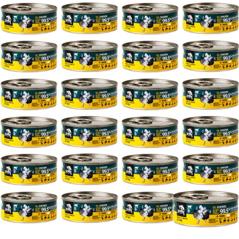 3COTY Chicken with spirulina - mokré krmivo pro kočky - 24x80g - Fotogalerie 1