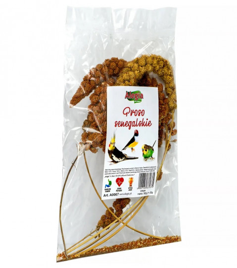 ALEGIA Senegalské proso - pochoutka pro ptáky a hlodavce - 80g - Fotogalerie 2