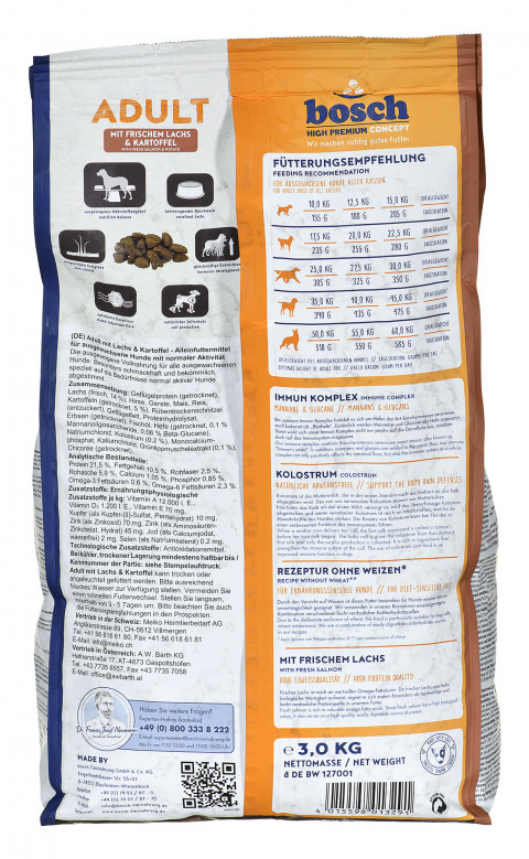 Bosch 09030 Adult Salmon Potato 3 kg - Fotogalerie 2
