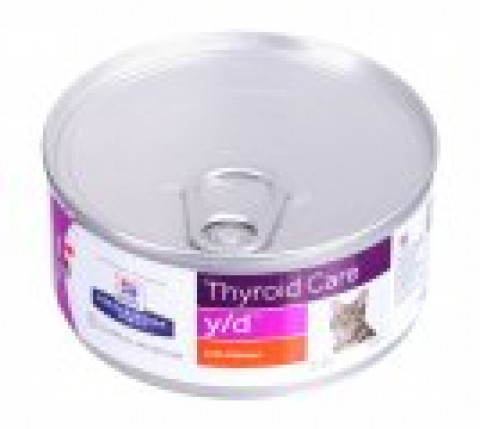 HILL'S PRESCRIPTION DIET Thyroid Care Feline y/d Mokré krmivo pro kočky Kuřecí maso 156 g - Fotogalerie 3