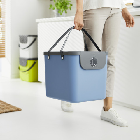 ROTHO Albula Horizon Blue - kontejner na třídění odpadu - 40l - Fotogalerie 3