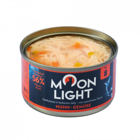 MOONLIGHT Dinner Nr 8 Chicken with vegetables - mokré krmivo pro kočky - 80g - Fotogalerie 3