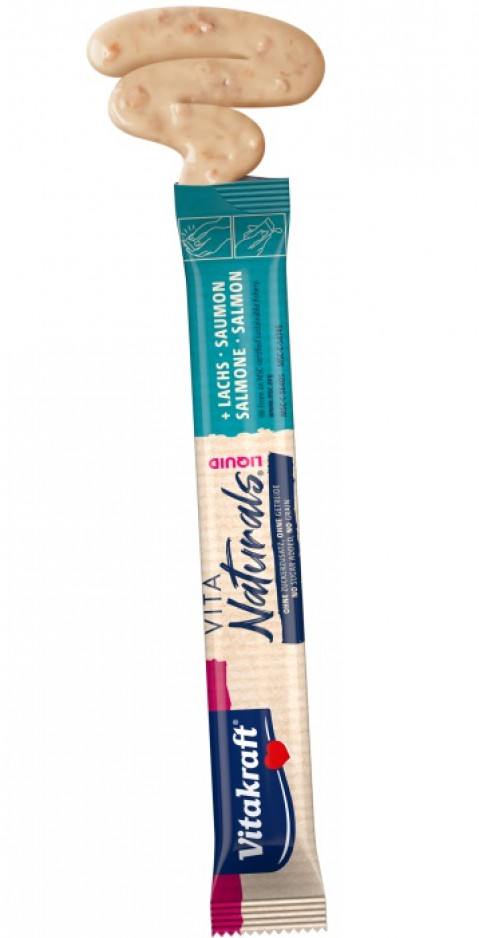 VITAKRAFT Vita Naturals Liquid Salmon - pamlsek pro kočky - 5 x 15g - Fotogalerie 2