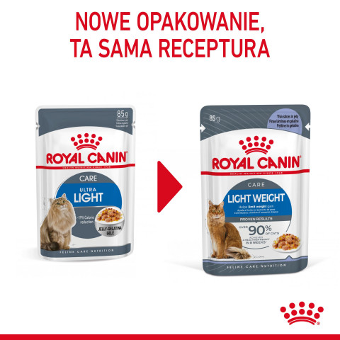 ROYAL CANIN FCN Light Weight Care v želé - vlhké krmivo pro dospělé kočky - 12x85g - Fotogalerie 11