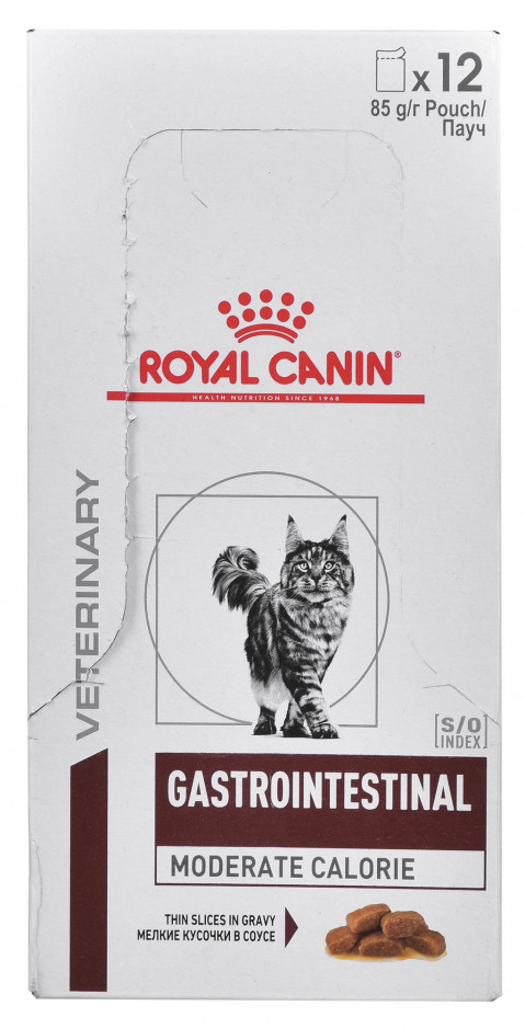 ROYAL CANIN Gastrointestinal Moderate Calorie - mokré krmivo pro kočky - 12 x 85g - Fotogalerie 3