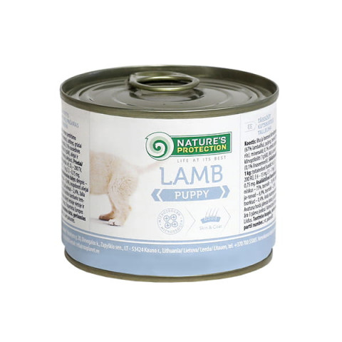 NATURE'S OCHRANA Puppy Lamb - mokré krmivo pro štěňata - 200 g - Fotogalerie 1