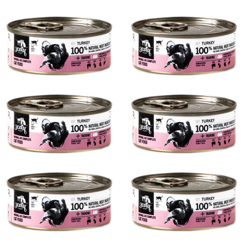 3COTY Turkey - mokré krmivo pro kočky - 6x80g - Fotogalerie 1