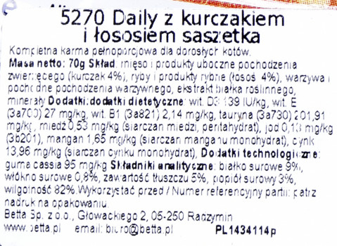 Almo Nature Daily Kuře s lososem 70 g - Fotogalerie 2