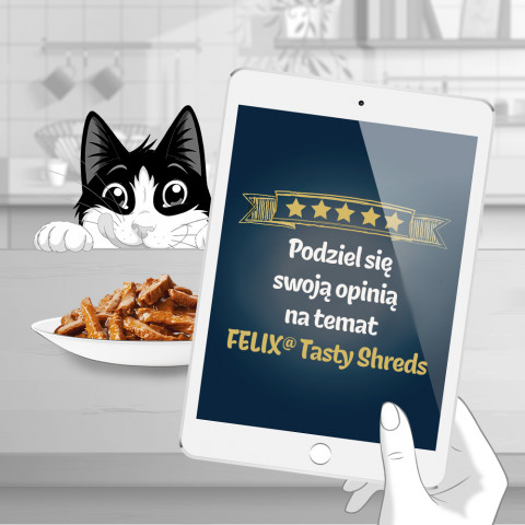 FELIX Tasty Shreds s lososem a tuňákem - 4x 80g - Fotogalerie 6