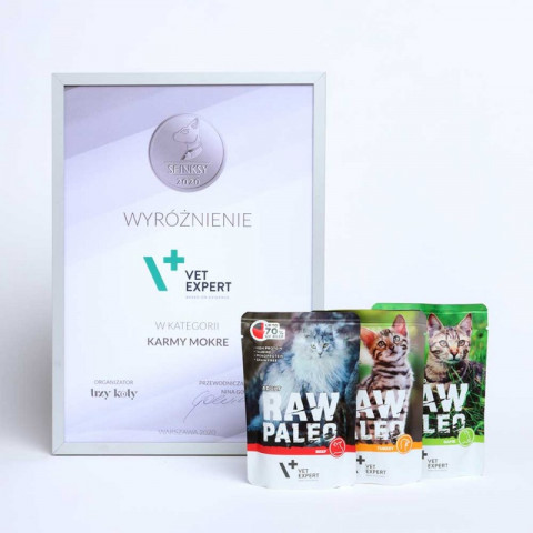 RAW PALEO Adult Cat Sterilized Beef - mokré krmivo pro kočky - 100 g - Fotogalerie 2