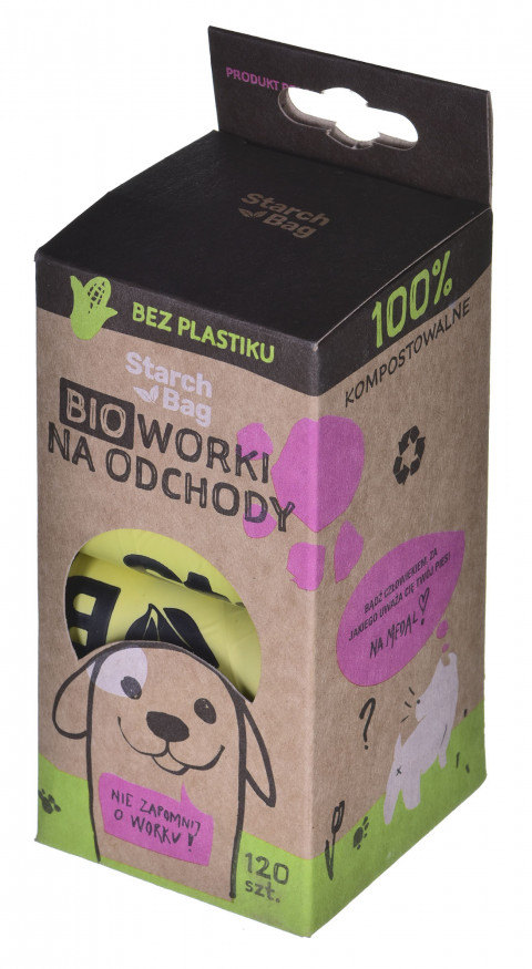 STARCH BAG - Sáčky na výkaly - 8 x 15 - Fotogalerie 1