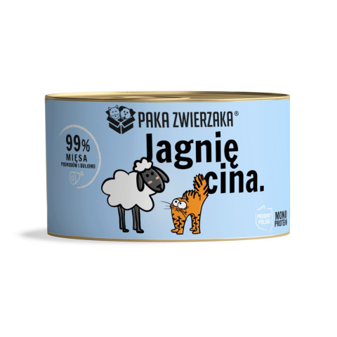 PAKA ZWIERZAKA Lamb - mokré krmivo pro kočky - 200g - Fotogalerie 1