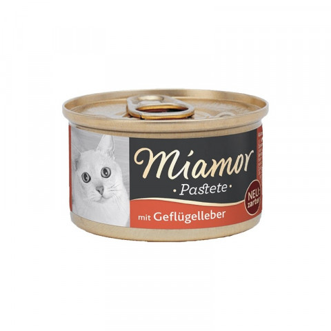 MIAMOR Meat pâté with poultry and liver - pamlsek pro kočky - 85g - Fotogalerie 1