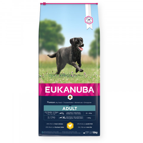 Eukanuba Adult Large Breed Chicken 15 kg - Fotogalerie 1