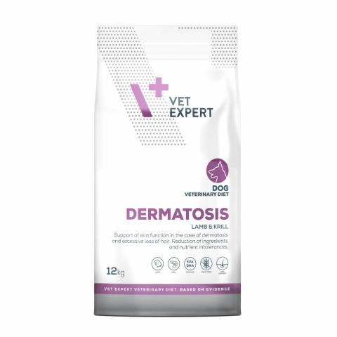 VET EXPERT Veterinary Diet Dermatosis Dog Lamb & Krill - suché krmivo pro psy - 12 kg - Fotogalerie 1
