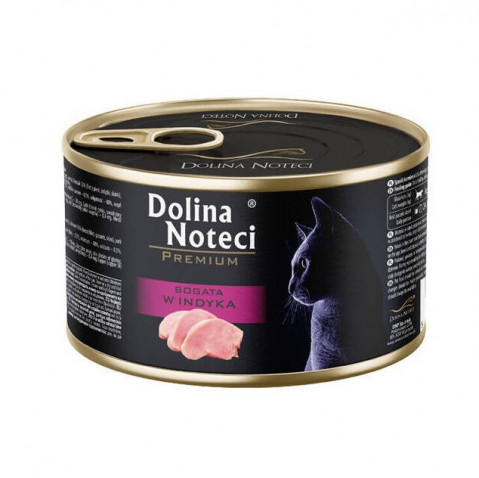 DOLINA NOTECI Premium Rich in turkey - mokré krmivo pro kočky - 185g - Fotogalerie 1