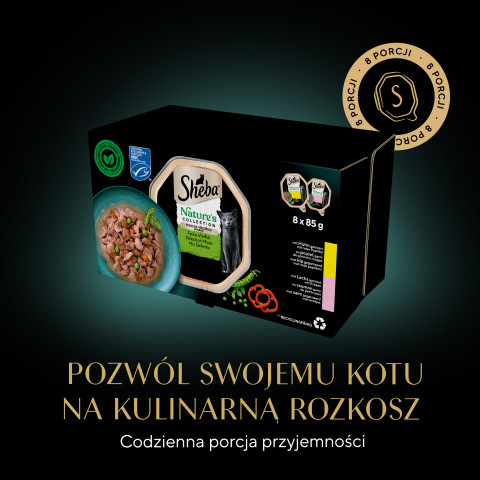 SHEBA Nature's Collection Mix - mokré krmivo pro kočky - 8x85g - Fotogalerie 4