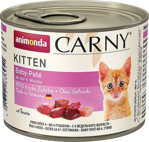ANIMONDA Carny Kitten Baby-Pate - mokré krmivo pro kočky - 200 g - Fotogalerie 1