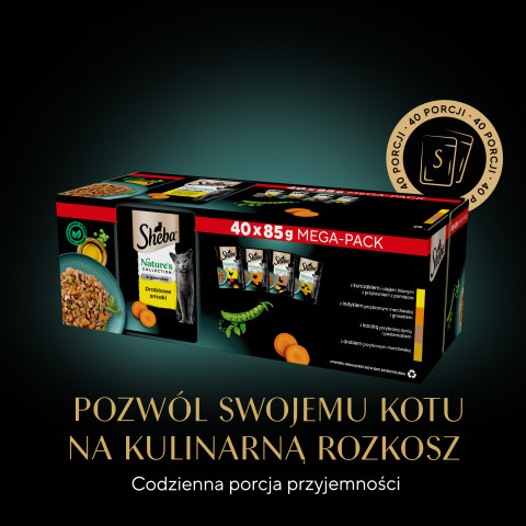 SHEBA Nature's Collection Poultry Flavors in jelly - mokré krmivo pro kočky - 40 x 85g - Fotogalerie 15