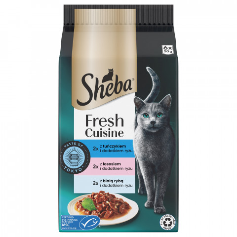 SHEBA Fresh Cuisine Taste of Tokyo - mokré krmivo pro kočky - 6x50g - Fotogalerie 1