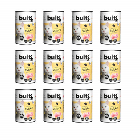 BULTI Rich in turkey - mokré krmivo pro kočky - 12x400g - Fotogalerie 1