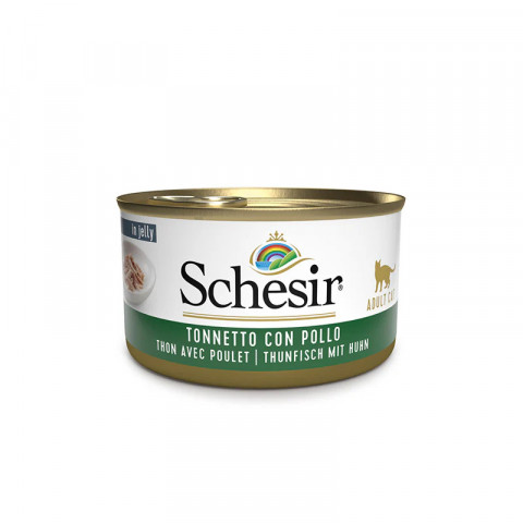 SCHESIR Tuna with chicken in jelly - mokré krmivo pro kočky - 85g - Fotogalerie 3