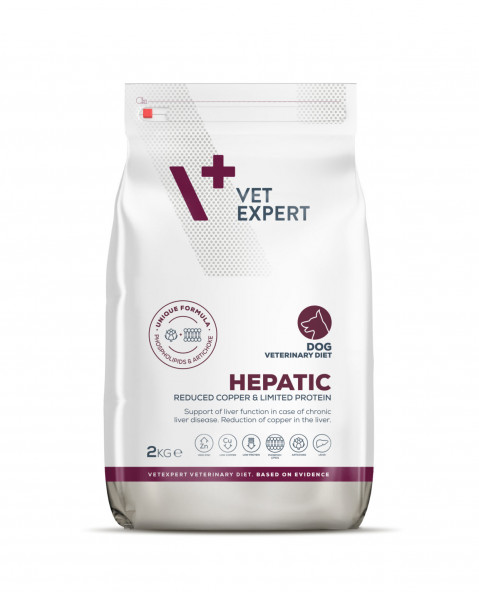 VET EXPERT Veterinary Diet Hepatic Dog - suché krmivo pro psy - 2kg - Fotogalerie 1