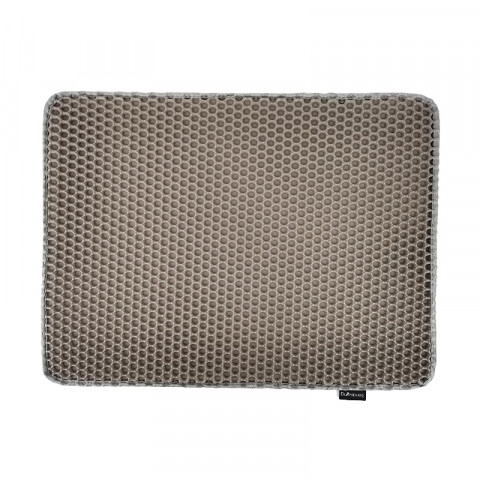 DIAMENTIQ Šedá obdélníková podložka pod box - podložka pod kočičí záchůdek - 45 x 60 cm - Fotogalerie 1