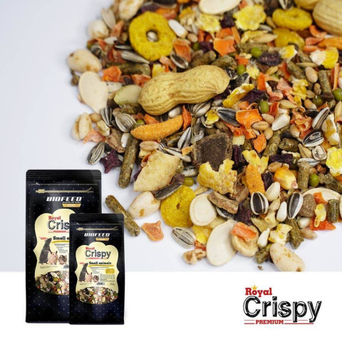 BIOFEED Royal Crispy Premium Small Animals - krmivo pro hlodavce - 750g - Fotogalerie 4