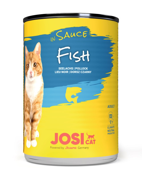 JOSERA JosiCat Fish in sauce - mokré krmivo pro kočky - 415 g - Fotogalerie 1