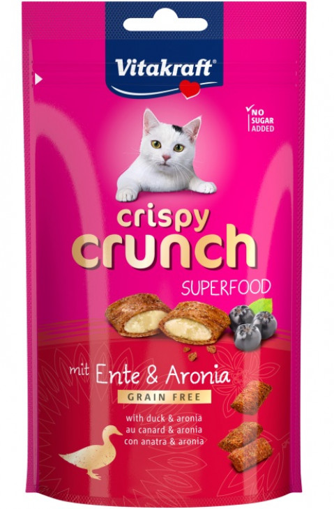 VITAKRAFT Crispy Crunch Duck with chokeberry - pamlsek pro kočky - 60g - Fotogalerie 1