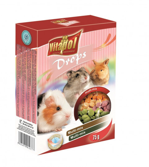 Vitapol Drops Snack 75 g Křeček - Fotogalerie 1
