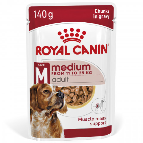 ROYAL CANIN SHN Medium Adult in sauce - vlhké krmivo pro dospělé psy - 10x140g - Fotogalerie 4