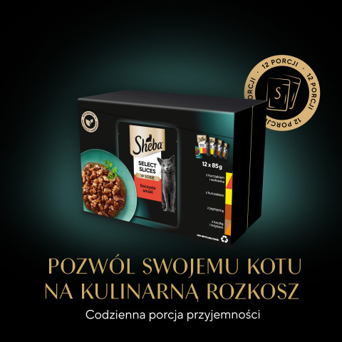 Sheba Selection in Sauce Šťavnaté příchutě 12 x 85 g - Fotogalerie 8
