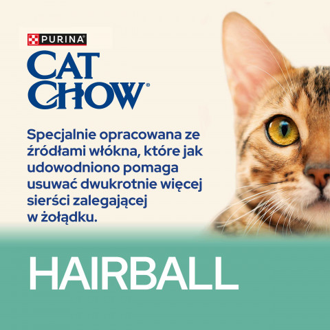 Purina CAT CHOW HAIRBALL CONTROLL suché krmivo pro kočky 1,5 kg Adult Kuřecí maso - Fotogalerie 5