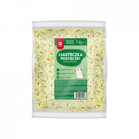 MACED Puppy mint bones cookies - pochoutka pro psy - 1 kg - Fotogalerie 1
