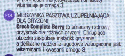 VERSELE LAGA Complete Crock Berry - pamlsek pro hlodavce - 50g - Fotogalerie 2