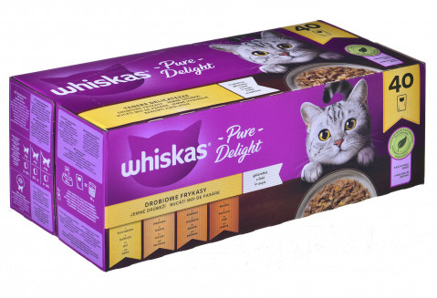 WHISKAS Pure Delight Poultry in jelly - mokré krmivo pro kočky - 40 x 85g - Fotogalerie 13
