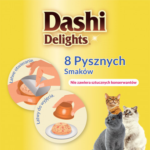 INABA Dashi Delights kuřecí vývar z tuňáka a hřebenatek - pamlsek pro kočky - 70g - Fotogalerie 3