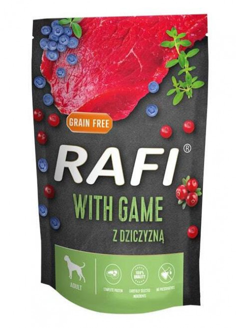 DOLINA NOTECI Rafi Game - vlhké krmivo pro psy - 500g - Fotogalerie 1