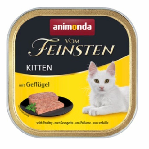 ANIMONDA Vom Feinsten Kitten Chicken - mokré krmivo pro kočky - 100g - Fotogalerie 1