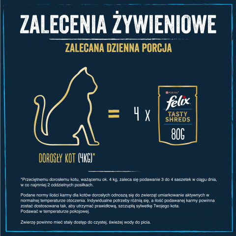FELIX Tasty Shreds s hovězím a kuřecím masem - 4x 80g - Fotogalerie 3