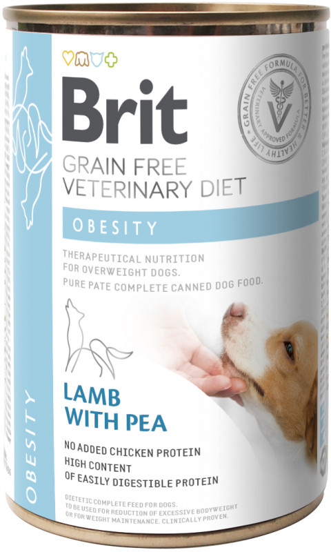 BRIT Grain Free Vet Diets Dog Obesity - Mokré krmivo pro psy 400g - Fotogalerie 1