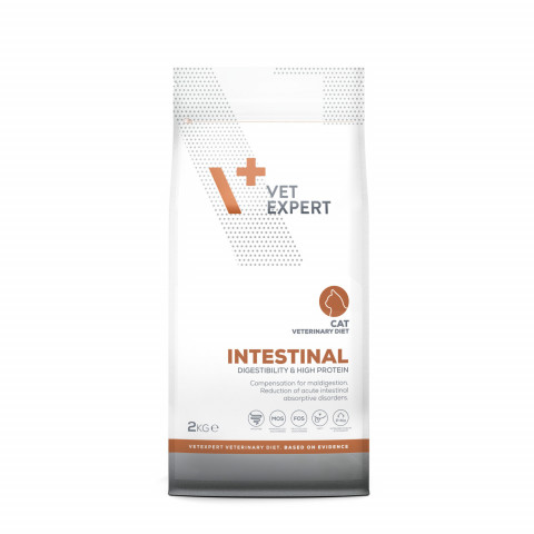  VET EXPERT Veterinary Diet Intestinal Cat - suché krmivo pro kočky - 2 kg - Fotogalerie 4