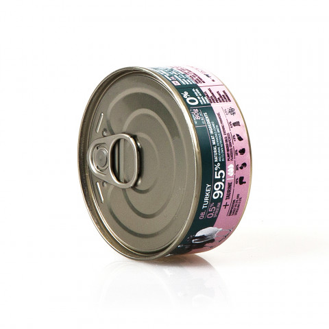 3COTY Turkey with spirulina - mokré krmivo pro kočky - 6x80g - Fotogalerie 4