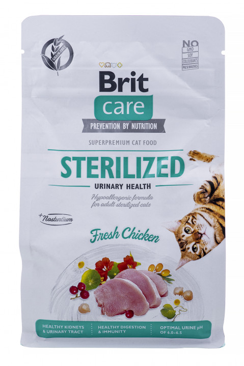 BRIT Care Grain-Free Sterilized Urinary - suché krmivo pro kočky - 400 g - Fotogalerie 1