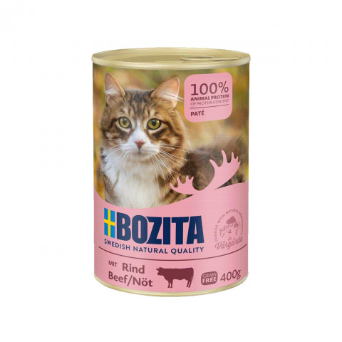 BOZITA Hovězí paštika - vlhké krmivo pro kočky - 400g - Fotogalerie 1