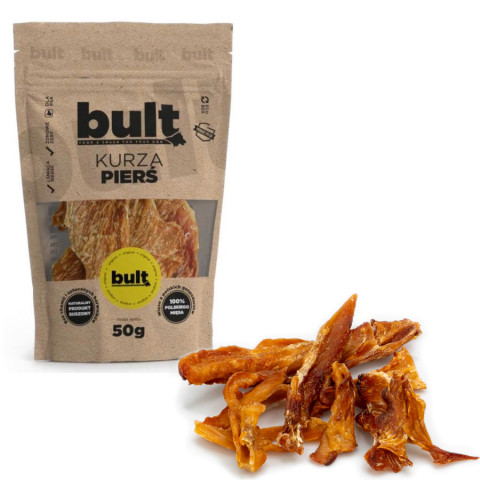 BULT Drůbeží salámky + BULT Eko kuřecí prsa – pochoutka pro psy – 2x50g + 2x150g - Fotogalerie 6